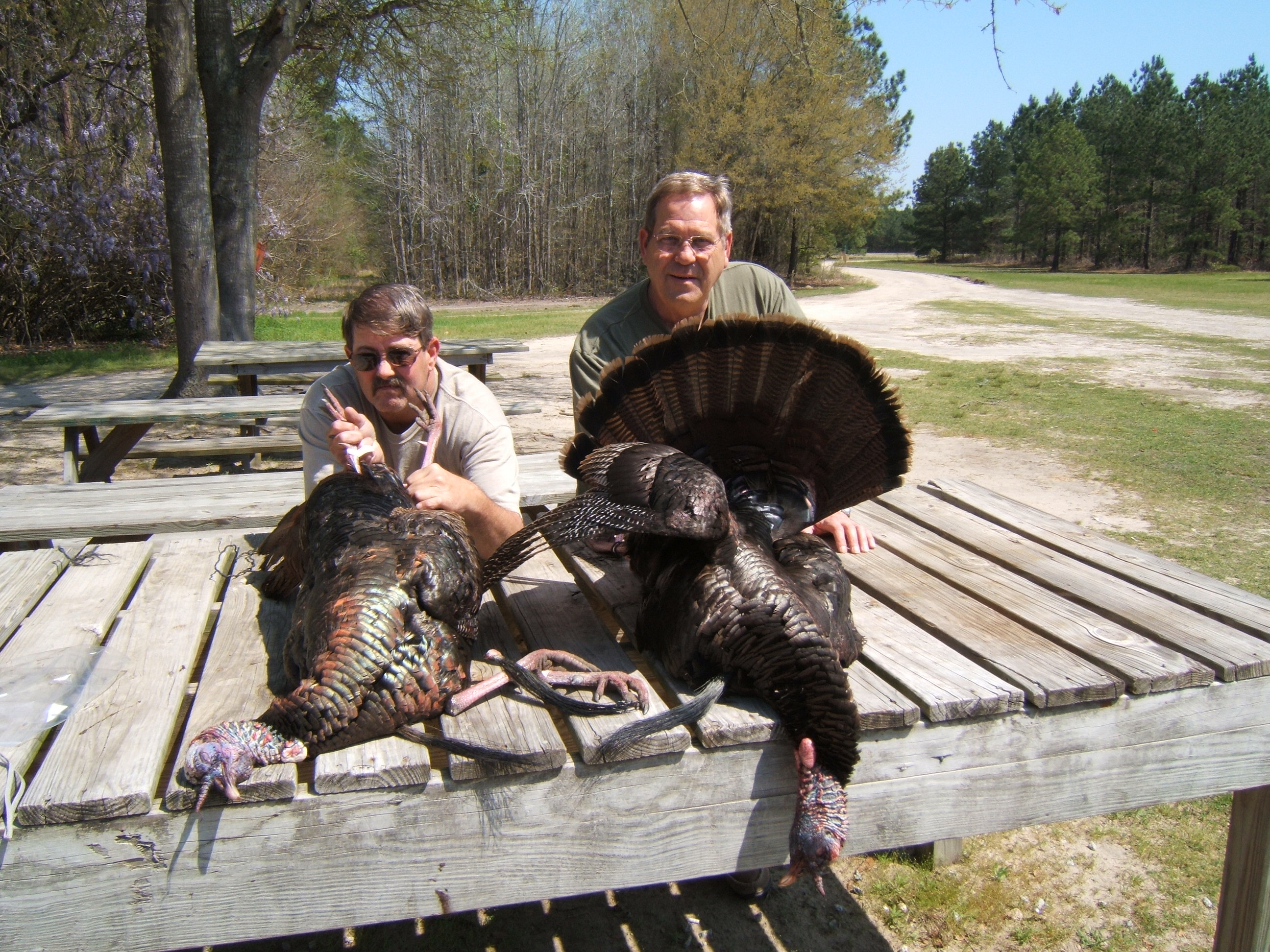 Bo Wood & Gary Barringer from Arkansas  - Turkey Season 2009 in SC