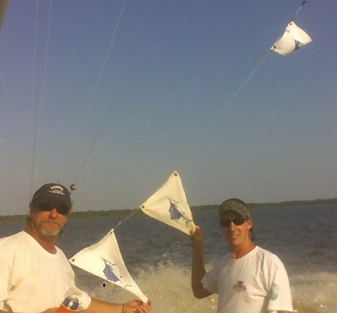 Big Sky --  2 Sails, 1 Blue Marlin 6/23/2009